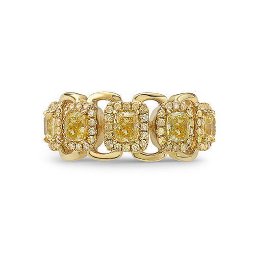 Yellow Diamond, 18K Yellow Gold Ring Modani Jewels