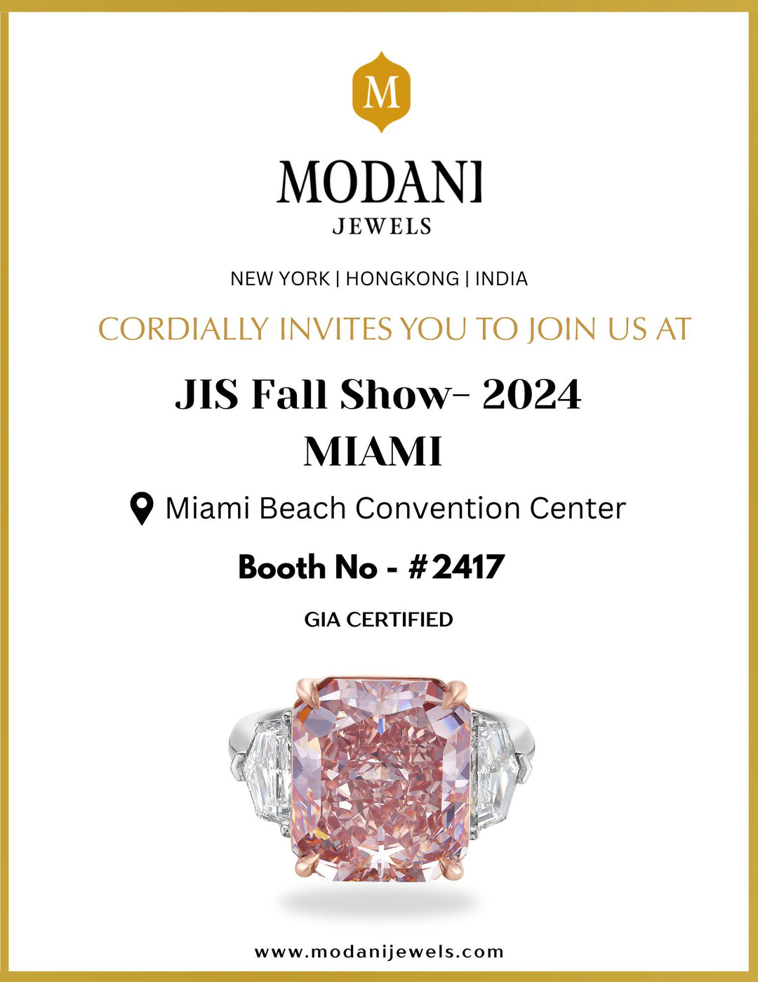 Special show pricing on select pieces