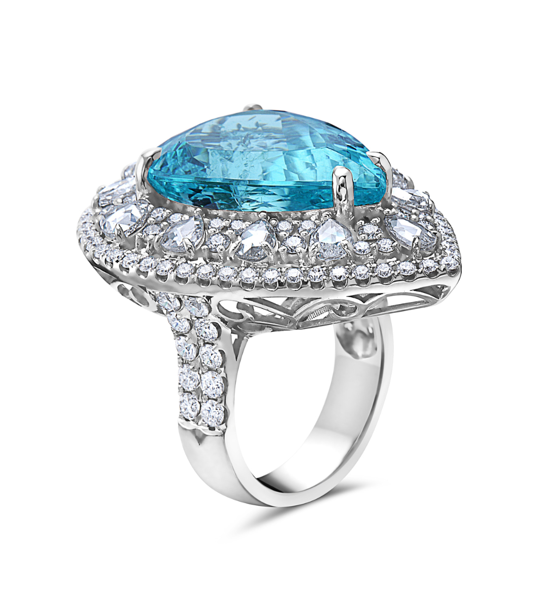 Copper and 2025 diamond ring