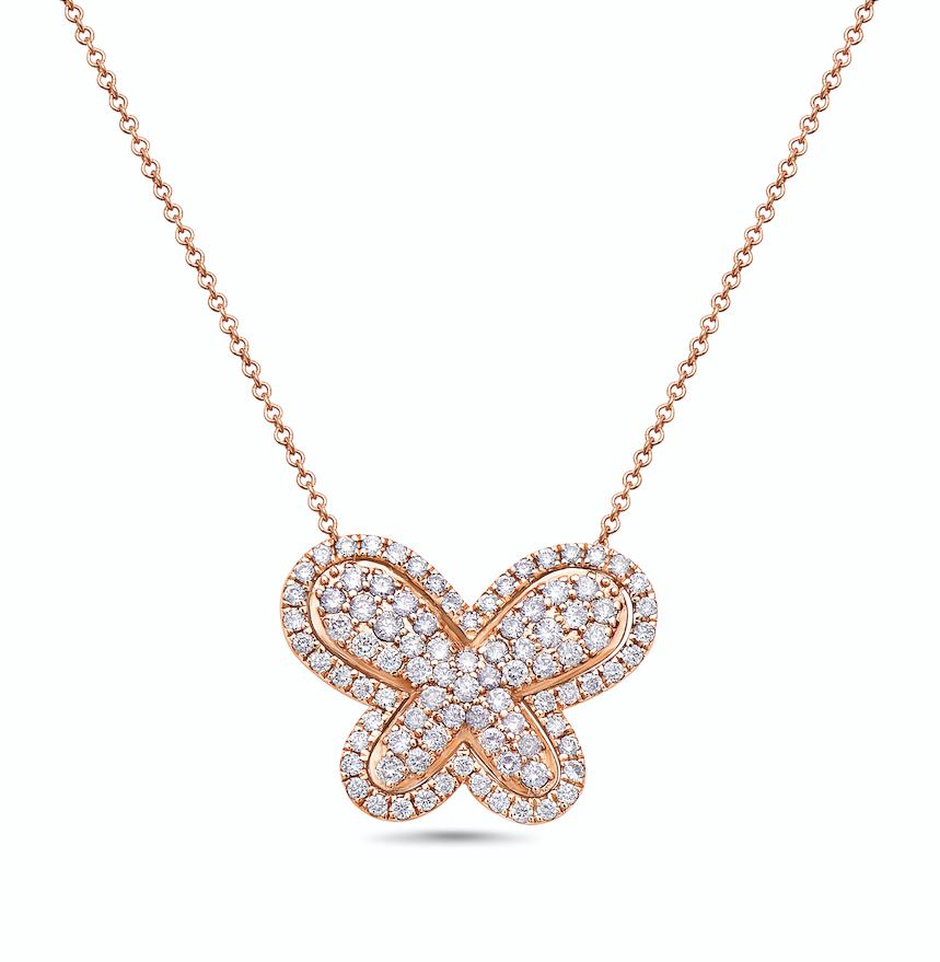 Graff Necklace with Pink Diamonds